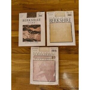 Vintage Mixed Lot Of 3 Pantyhose. Mix Of Brands & Colors. Most Medium Size